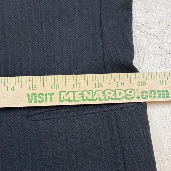 Austin Reed Wool Blend Pinstripe Suit Separates - 40R Blazer Pants Gray - Picture 8 of 16